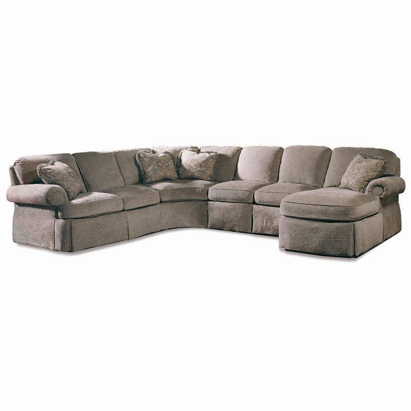 Sherrill Design Your Own 5 Pc. Sectional with Rolled Arms and Loose